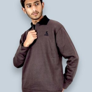 Brunox UrbanHeat Quarter-Zip Sweatshirt – Brown