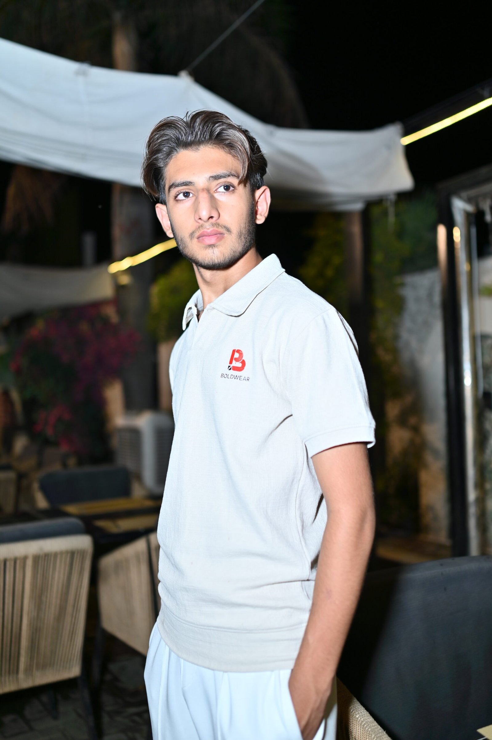 Premium White Men's Polo T-Shirt | Casual Cotton T-Shirt